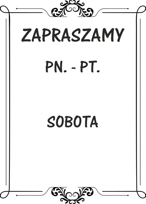 Naklejka Godziny Otwarcia Wz R Sklep Z Naklejkami Zalepieni Pl