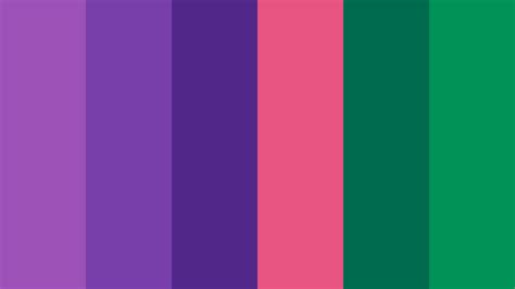 Purple And Green Color Palette