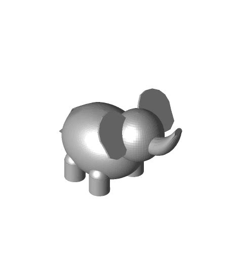 Baby Elephant 3d Model By Gareth7562 On Thangs