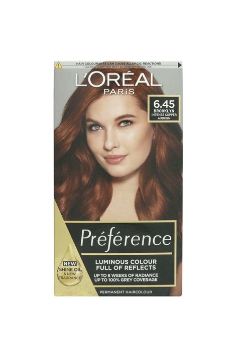 L'Oreal Recital Preference 6.45 Brooklyn Intense Copper Auburn | Hair ...