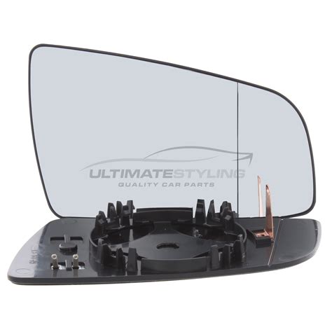 Vauxhall Zafira Wing Mirror Glass Drivers Side Rh Heated Aspherical Chrome