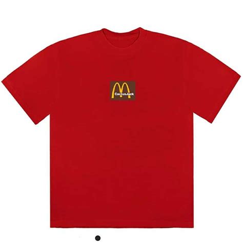 Travis Scott Cactus Jack X Mcdonalds Sesame Inv Tee Gem