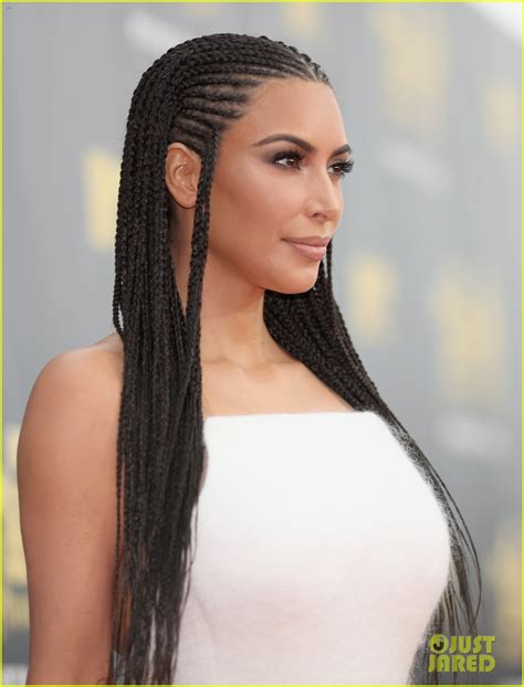 Kim Kardashian Responds To Backlash Over Her Braided Hair And North Wests Straight Hair Photo