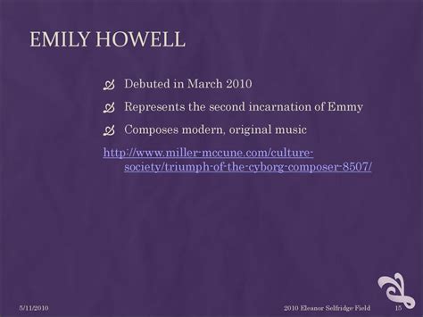 From Experiments In Musical Intelligence To Emily Howell Ppt Download