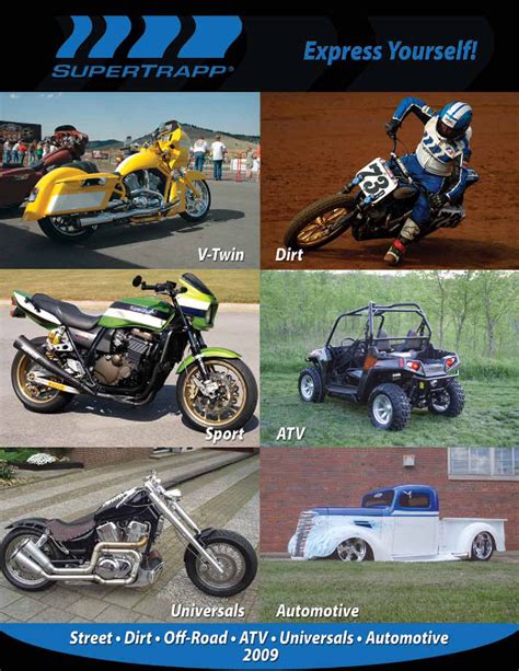 Parts Motorcycle Atv Supertrapp Aluminum Racing Series