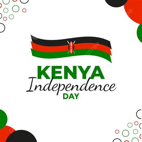 Independence Day Flag Vector Art PNG, Kenya Independence Day Flag ...