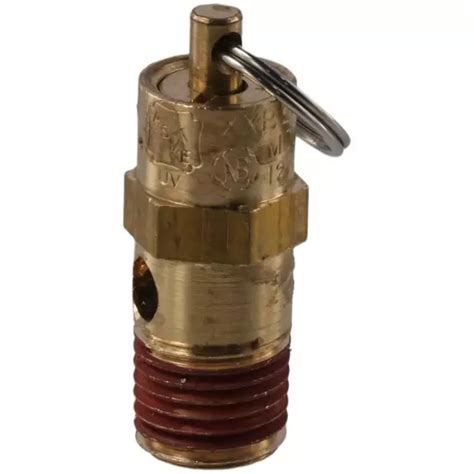 GOLD BRASS SAFETY Valve 1 4 Air Compressor Check Valve Air Compressor