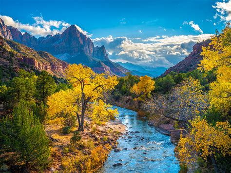 Desktop Hintergrundbilder Zion Nationalpark Vereinigte Staaten