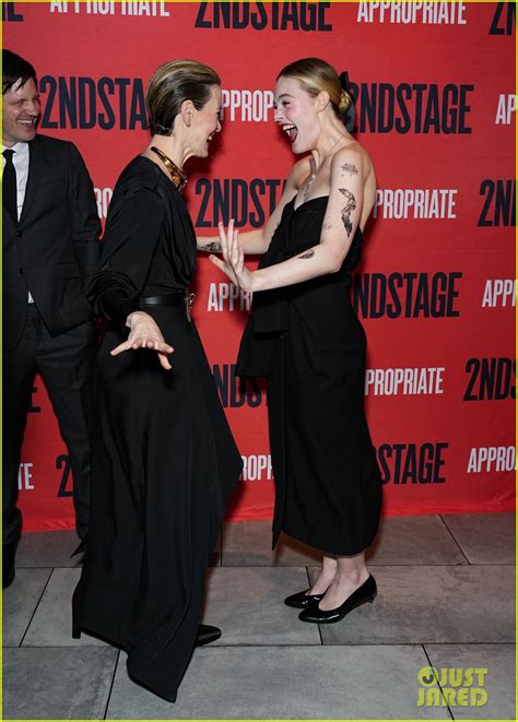 Elle Fanning Celebrates Broadway Debut With Co Star Sarah Paulson At Appropriate After Party