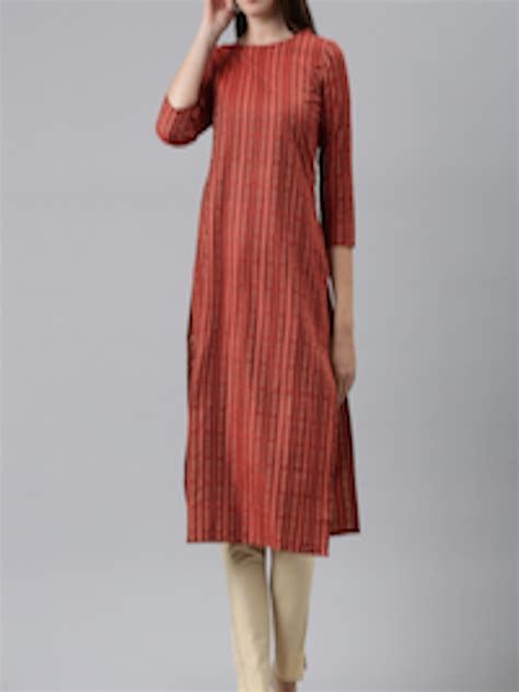 Buy KALINI Self Design Round Neck Kurta Kurtas For Women 22715894