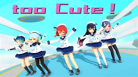 Mmd 艦これ 択捉・松輪・佐渡・対馬・福江 Too Cute！｛着衣有り｝ Youtube