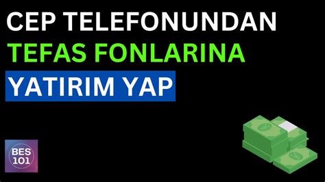 TEFAS FONU NASIL ALINIR Tüm Paranı BES e Yatırma YouTube