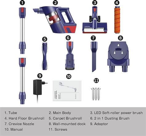 Jashen Cordless Vacuum Cleaner Suitable For Multiple