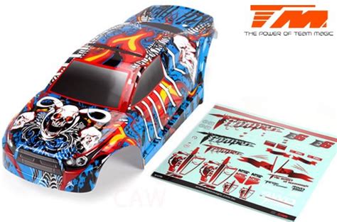 Team Magic TM505207 Body Monster Truck Painted E6 Trooper II Team