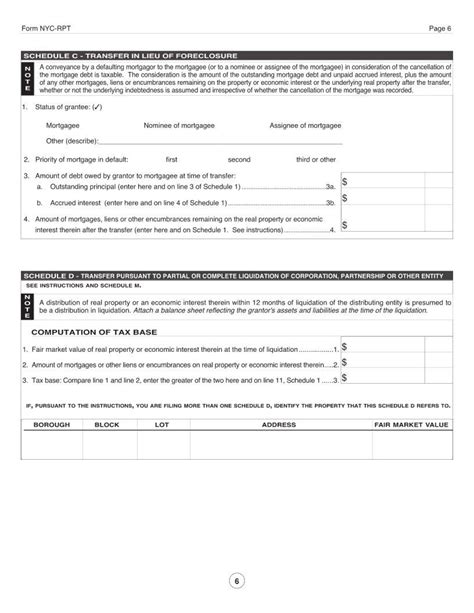 Nyc Rpt Form Fillable Printable Forms Free Online