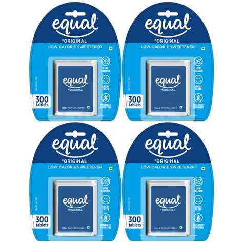 Buy Equal Original Sweetener Tablet Pack Of 4 X 300s 1s Online At