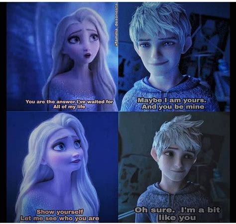 Elsa And Jack Frost Frozen 2rise Of The Guardians Rise Of The Guardians Jack Frost Jack