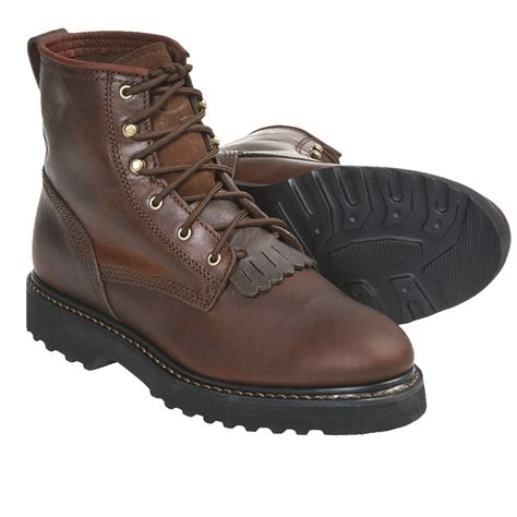 Double H Lacer Work Boots 5” Leather For Women In Ochre