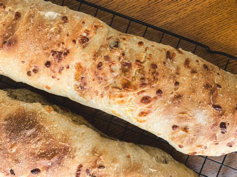 How To Make Cheesy Garlic Sourdough French Bread Quail Creek Homestead