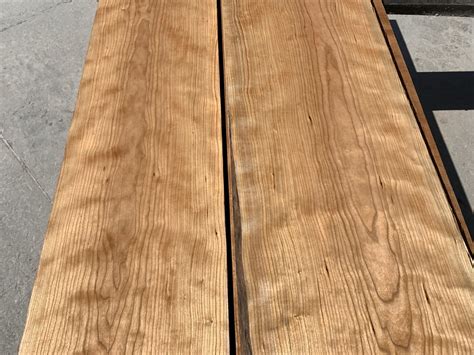 Curly Cherry Lumber Set Pcs Irion Lumber Company