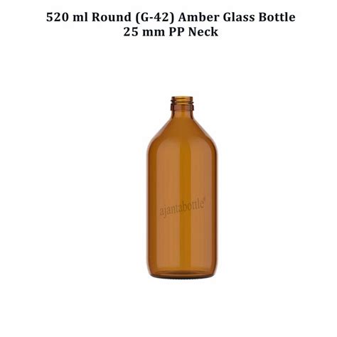 520 ML Amber Pharma Bottle At Rs 13 9 Piece Pharmaceutical Glass