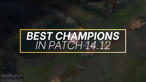 LoL Best Solo Carry Champions For Every Role In Patch 14 12