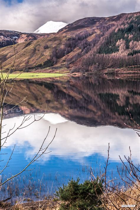 Looking Across Ceann Loch Just South Of Laggan Loch Ben T Flickr