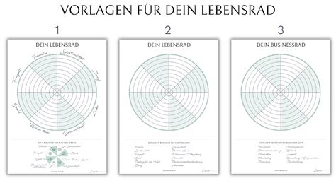 Dein Lebensrad Das bewährte Coaching Tool inkl Vorlage