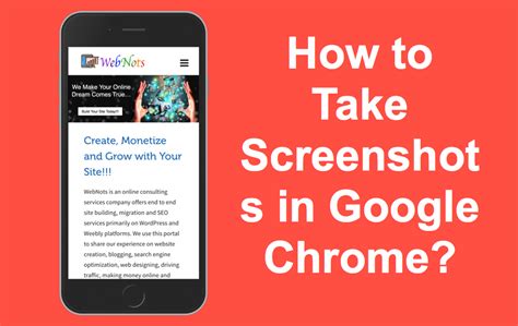 How To Take Screenshots With Google Chrome Browser WebNots