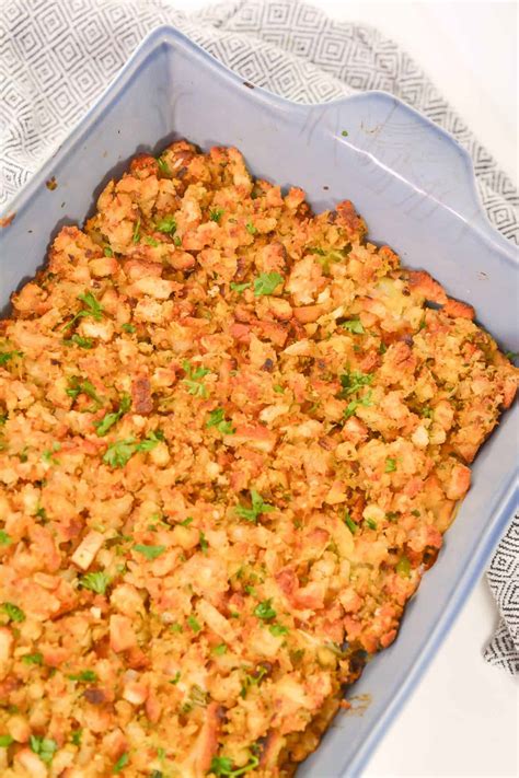 Cheesy Chicken Broccoli Stuffing Bake Sweet Peas Kitchen