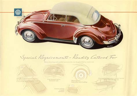 TheSamba VW Archives 1958 VW Beetle Convertible Brochure