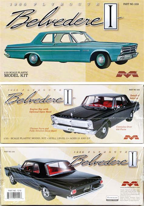 Moebius 1965 Plymouth Belvedere I 2 Door Sedan Spotlight Hobbies