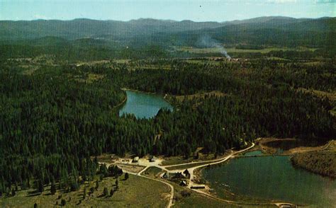 Aerial View Of Crystal Lake Area Near Eurekamontana Aerial View