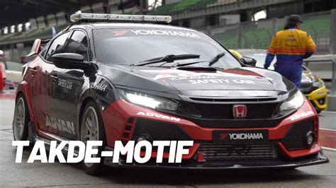 Takde Motif Honda Fk8r Safety Car Youtube