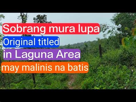 V151 Napakamurang Lupa Na Ito Original Titled May Malinis Na Sapa Sa