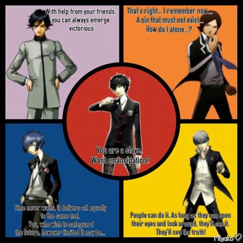 Protagonists Persona by MiyakoKuzunoha on DeviantArt