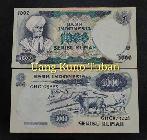 Jual Uang Kuno 1000 Rupiah Seri Diponegoro Tahun 1975 Di Lapak UANG