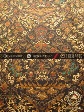 Jual Kain Batik Cap Solo Motif Kokrosono Soga Genes Thebatik Indonesia