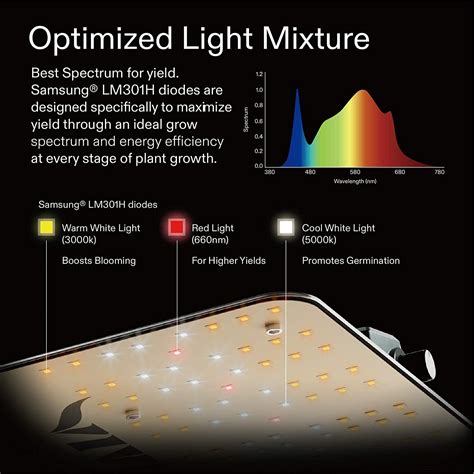 Vivosun Vs W W W W Led Grow Light Full Spectrum W Grow