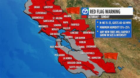 Largest Red Flag Warning in 2 years issued this weekend as Bay Area ...