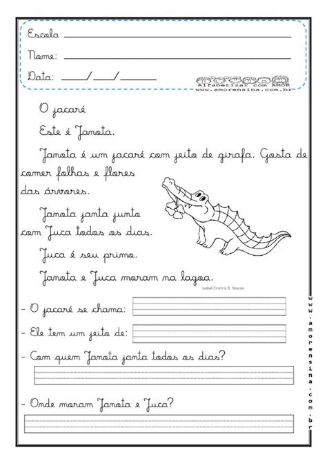 Pequenos Textos Texto Infantil Atividades De Letra Cursiva Textos Images And Photos Finder