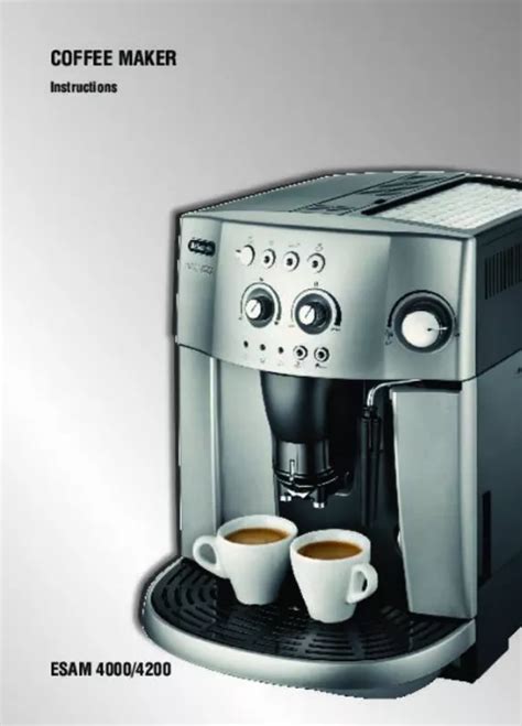 Notice Machine Caf Delonghi Esam B Trouver Une Solution Un