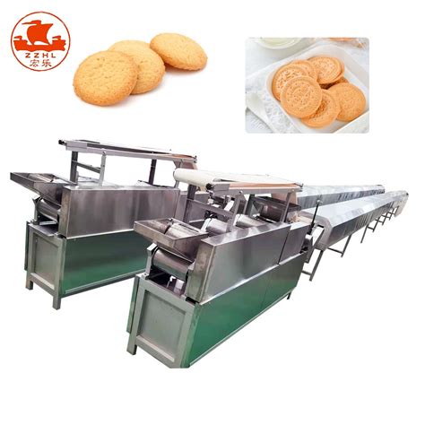 Soda Cracker Biscuit Production Line With Biscuit Making Machine Cookie