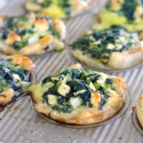 Mini Spinach Quiche