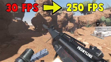 3 TIPS To BOOST FPS IN FRONTLINES Roblox YouTube