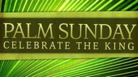 Gospel Acclamation Palm Sunday Of The Passion Of The Lord Youtube