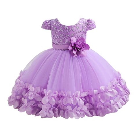 Rbaofujie Girls Dresses Sundresses For Girls Party Bubble Sleeve Dress