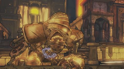 Gold Golem Boss Fight In Borderlands 2 Bl2 Youtube