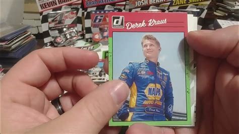 2023 Panini Donruss Nascar Racing Cards Blaster Box Rip Sam Mayer Tire