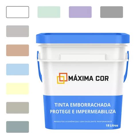 Tinta Emborrachada Imperme Vel Resistente Maximacor L